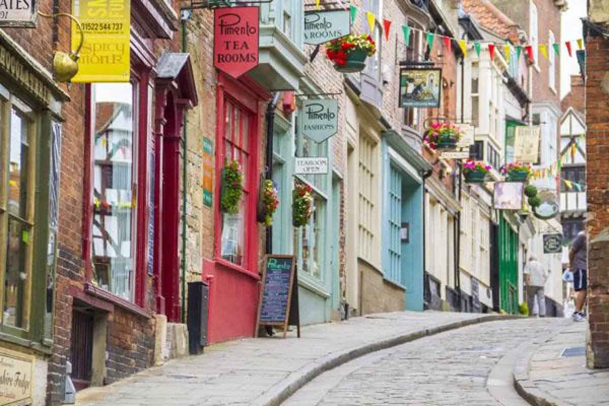 Steep Hill in Lincoln, Lincolnshire