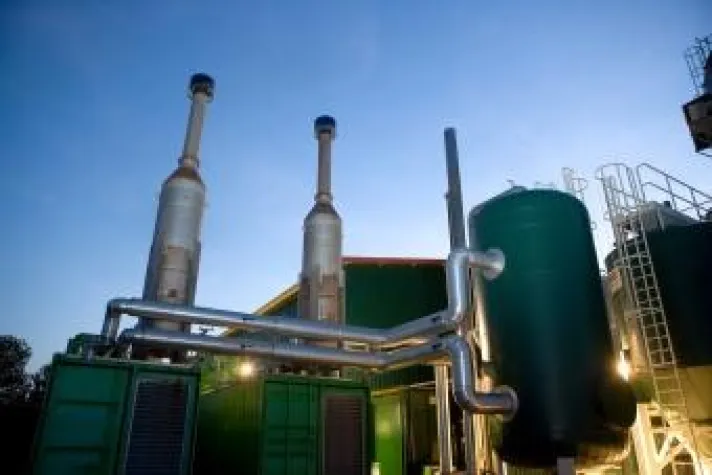 Bild: Strom aus Gras, Mist und Biomüll/ Evonik setzt auf klimafreundliches Biogas