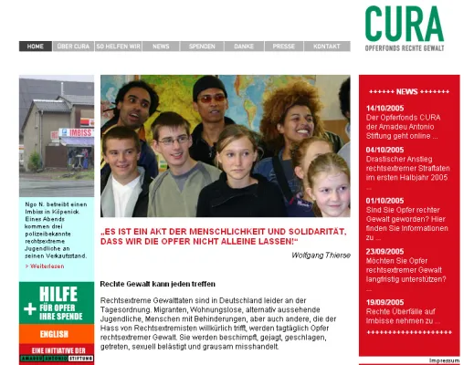 kakoii Berlin launcht Website der Cura Opferfonds Bild: kakoii Berlin launcht Website der Cura Opferfonds