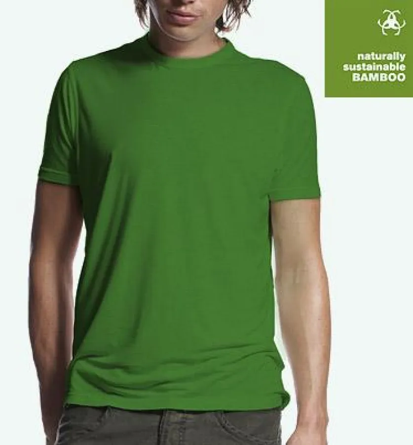 Herren Bambus T-Shirt grün