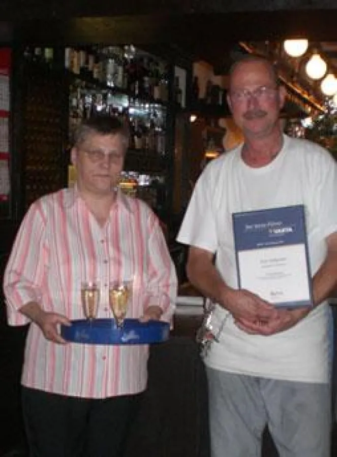 Herr und Frau Jordan in ihrem Domizil in Berlins Motzstraße