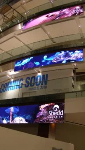 Bild: Daktronics Videodisplays sorgen für visuellen Augenschmaus im Block 37 in Chicago