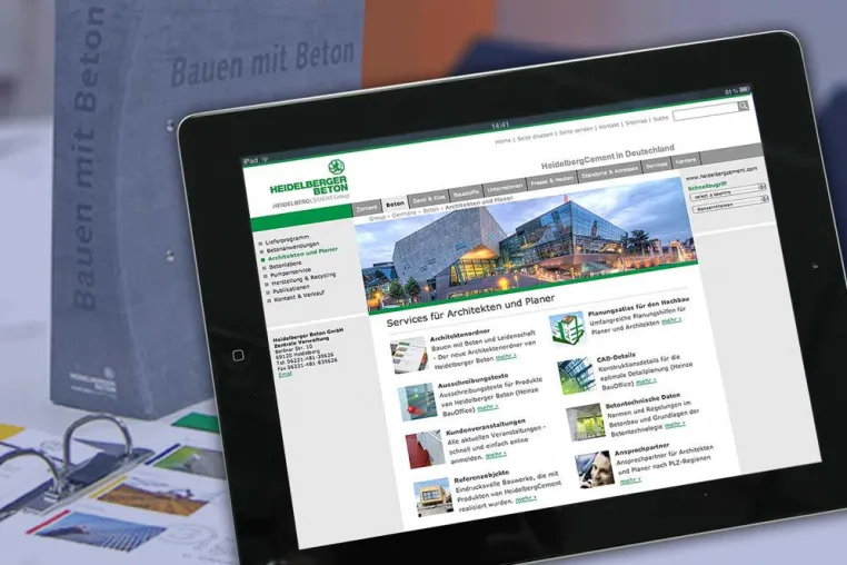 Bild: Neuer Planerservice zum Bauen mit Beton: Architektenordner, Referenzobjekte und weitere Planungshilfen