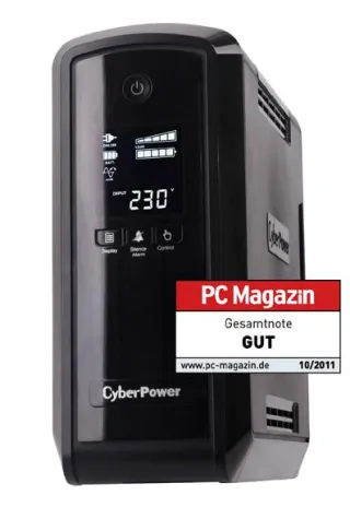 Bild: PC Magazin vergibt Testurteil GUT für USV-Lösung von CyberPower Systems