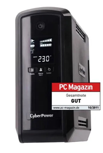 PC Magazin vergibt Testurteil GUT für USV-Lösung von CyberPower Systems Bild: PC Magazin vergibt Testurteil GUT für USV-Lösung von CyberPower Systems