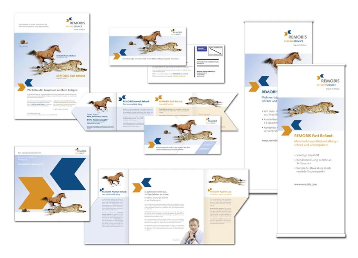 Schneller zum Erfolg - das Key-Visual der neuen Remobis Kampagne wird durchgängig in allen internati