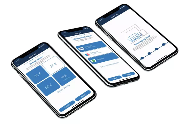 Bild: Clever Tanken bietet über Kooperation mit LOGPAY ab sofort Bezahlung an der Zapfsäule per App an
