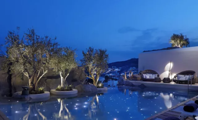Bild: Das Kensho Ornos Boutiquehotel auf Mykonos als eines der besten Hotels in Griechenland ausgezeichnet