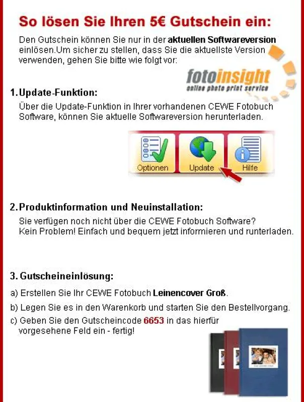 FotoInsight Fotobuch Gutschein