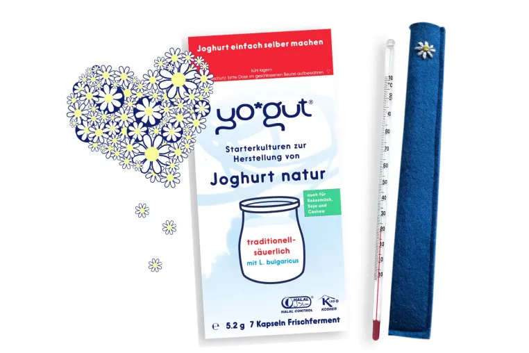 Bild: #stayathome: Zuhause selber Joghurt machen – starkes Immunsystem – Probiotisch mit Milch oder Pflanzendrink