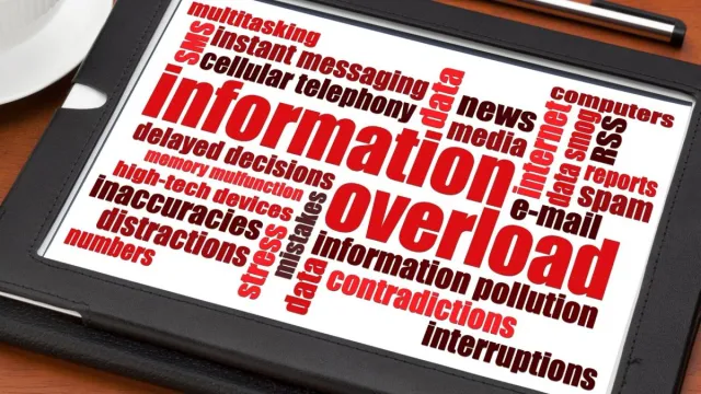 Bild: Information-Overload - die Probleme der neuen Informationsflut 