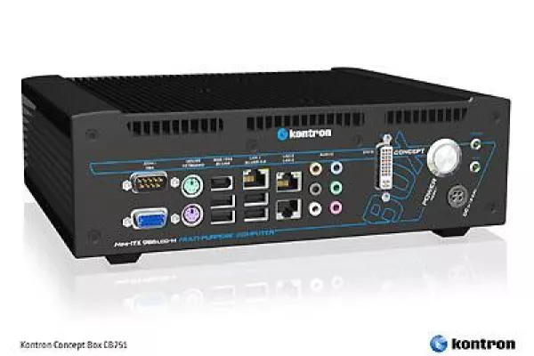 Bild: Kontron Concept Box 751: Lüfterloser Dualcore Embedded Box-PC