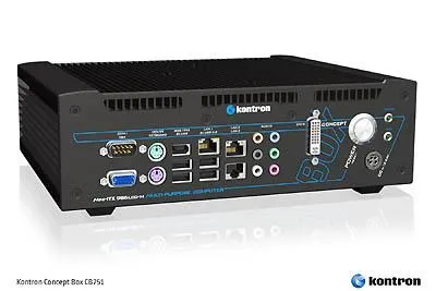 Bild: Kontron Concept Box 751: Lüfterloser Dualcore Embedded Box-PC