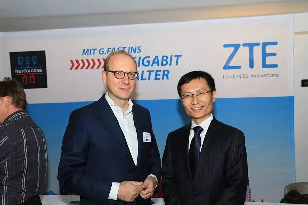 Bild: ZTE präsentiert mit NetCologne auf dem BUGLAS Jahreskongress neues Whitepaper