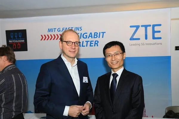 ZTE präsentiert mit NetCologne auf dem BUGLAS Jahreskongress neues Whitepaper Bild: ZTE präsentiert mit NetCologne auf dem BUGLAS Jahreskongress neues Whitepaper