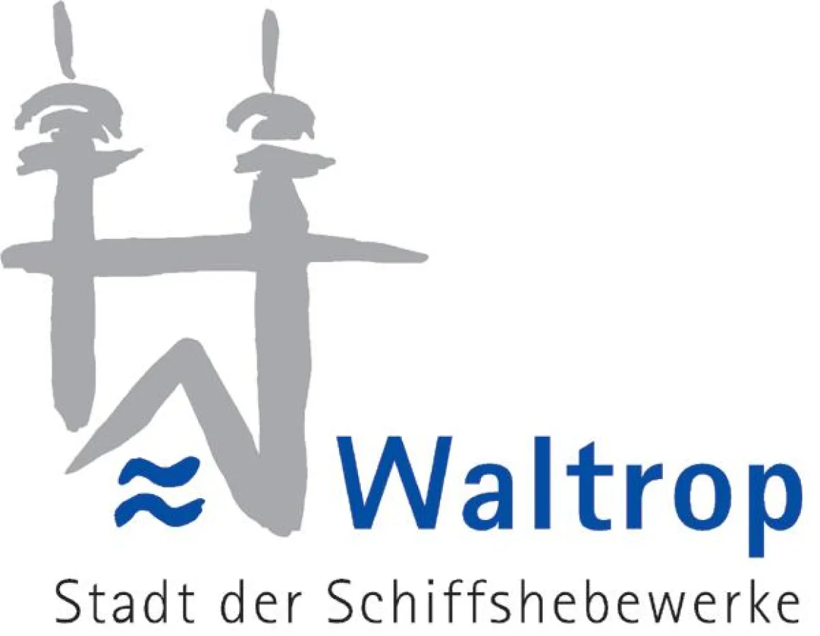 Logo Stadt Waltrop, Stadt der Schiffshebewerke