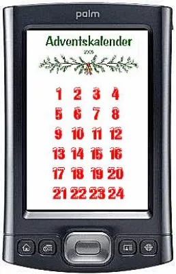 Bild: Es muss nicht immer Schokolade sein - Virtueller Adventskalender für Palm und Pocket PC