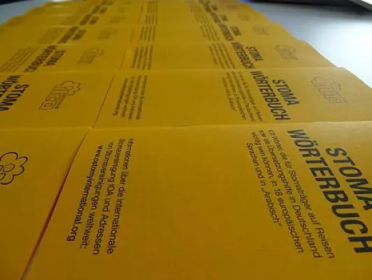 Stoma-Wörterbuch der Deutschen ILCO e.V. jetzt auch mit Arabisch Bild: Stoma-Wörterbuch der Deutschen ILCO e.V. jetzt auch mit Arabisch