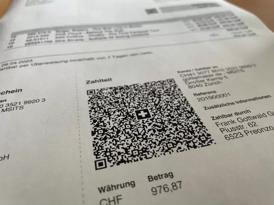 Bild: Digitalisierung der Buchhaltung: Schweizer Swiss-QR-Rechnung und ERP-Software