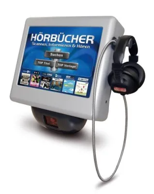 Bild: xplace stellt innovative Hörbuch-Terminals auf der Buchmesse in Leipzig vor