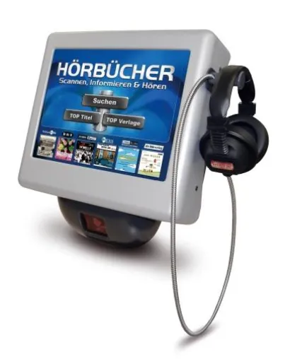 Bild: xplace stellt innovative Hörbuch-Terminals auf der Buchmesse in Leipzig vor