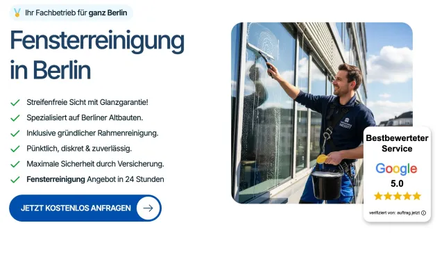 Bild: Berliner Kastenfenster brauchen Spezialwissen: Fachbetrieb für Fensterreinigung in Berlin