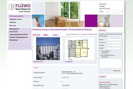 Bild: Immobiliensuche leicht gemacht – NETFORMIC erstellt neue TYPO3 Webseite für FLÜWO