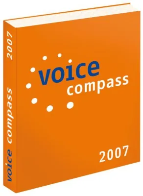 Das Buch voice compass 2008 – Vorankündigung des Standardwerks Bild: Das Buch voice compass 2008 – Vorankündigung des Standardwerks