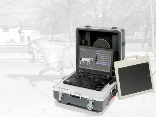 Bild: Flexibles Röntgensystem für alle Einsatzorte des Tierarztes