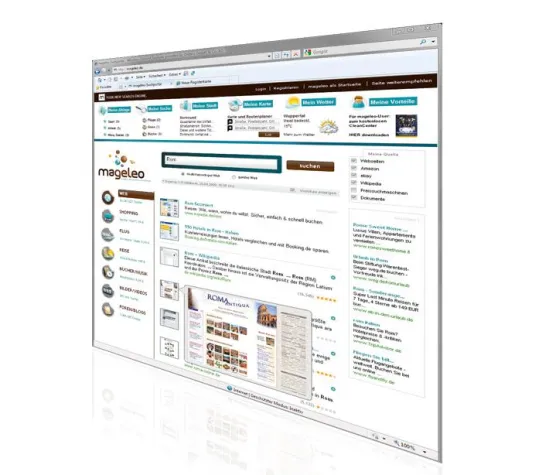 Bild: eco Award 2009 - mageleo unter den 3 Nominierten bei Webportalen