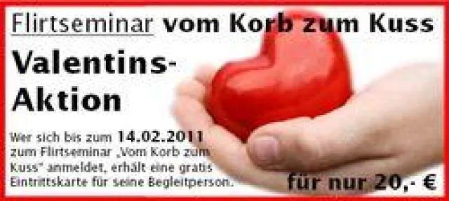 Bild: Flirtige Valentins-Aktion bis zum 14.02.2011