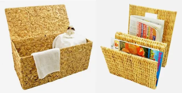 Bild: Schöne Dinge aus Wasserhyazinthe: Truhen, Körbe, Accessoires