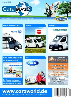 Caraworld mit neuem Magazin auf der CMT in Stuttgart Bild: Caraworld mit neuem Magazin auf der CMT in Stuttgart