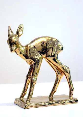 Bild: ,,Bambi’’ schaut schon mal vorbei - beim Manufaktur-Tag am 29.10.2006 in der Weinmanufaktur Untertürkheim