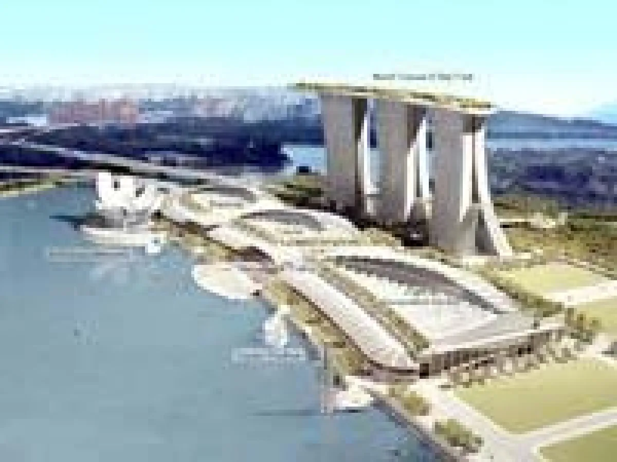 Großprojekt der Las Vegas Sands Corp. (Betreiber von u.a. The Venetian Las Vegas und The Venetian Macau): Das Marina Bay Sands Hotel wird 2.600 Zimmer umfassen