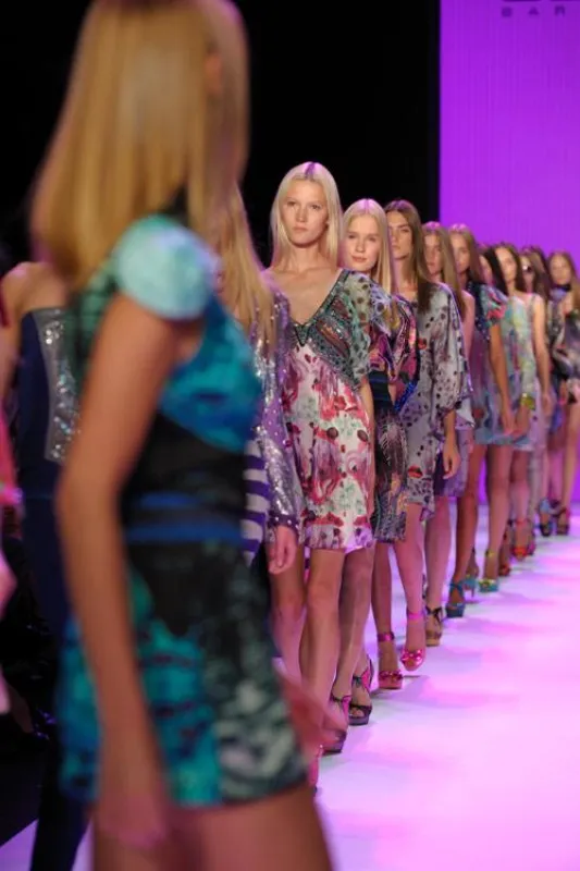 Custo Barcelona Fashion Show im Rahmen der Mercedes-Benz Fashion Week Berlin. Foto: Michael Wittig