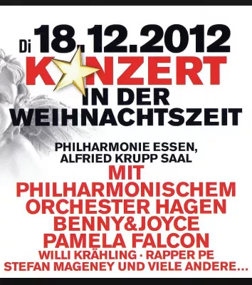 Bild: "Konzert in der Weihnachtszeit" am 18. Dezember in die Essener Philharmonie