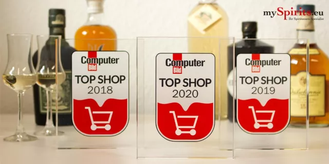Bild: Zum dritten Mal in Folge Top Shop: mySpirits.eu bietet zuverlässig gutes Shopping-Erlebnis