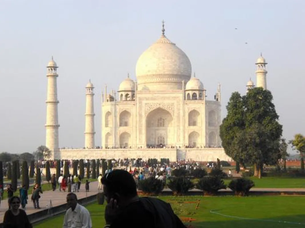 TAJ MAHAL Symbol des indischen Standortes