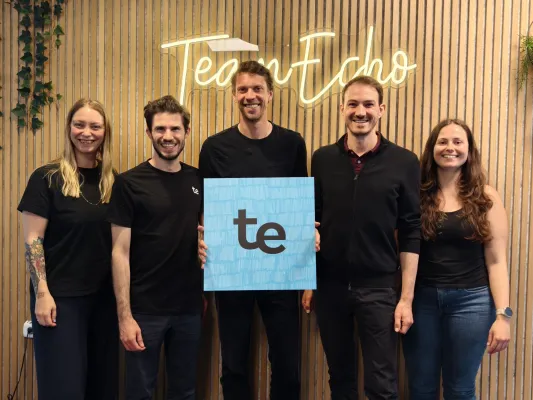 Bild: 360°-Feedback und Ex-myflexbox-Co-CEO Lukas Wieser: teamecho startet nächste Wachstumsphase