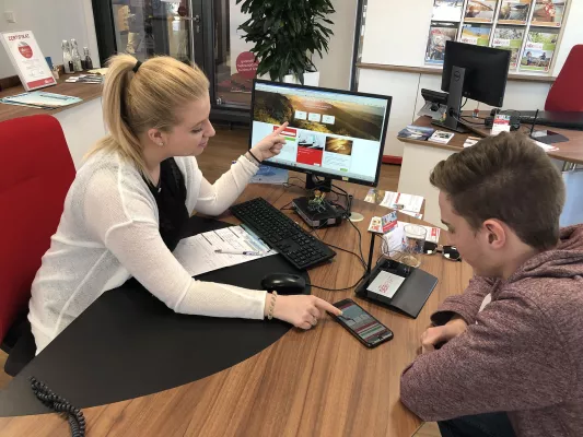 Bild: Immer gut beraten: Das DERPART Reisebüro Papendick bietet seinen Kunden digitalen Service