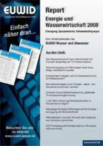 Bild: Neuer EUWID-Report - Energie und Wasserwirtschaft