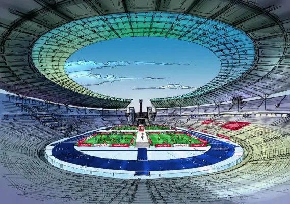 Bild: Ein Traum wird wahr für Hobby-Kicker - Erster MYDAYS Erlebnis-Cup im Berliner Olympiastadion