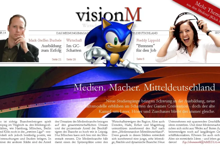 Meinungsmagazin visionM - Schwerpunktausgabe Medien Bild: Meinungsmagazin visionM - Schwerpunktausgabe Medien