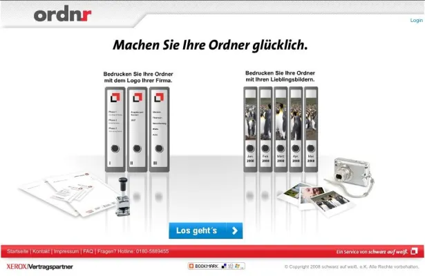 Bild: ordnr.de startet - Ordner online mit Panoramabildern und Logos bedrucken
