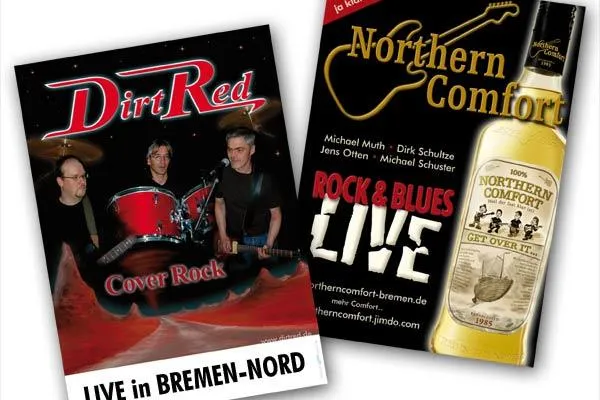 Blues, Rock und Rock'n'Roll mit Dirt Red und Northern Comfort in Bremen-Vegesack Bild: Blues, Rock und Rock'n'Roll mit Dirt Red und Northern Comfort in Bremen-Vegesack
