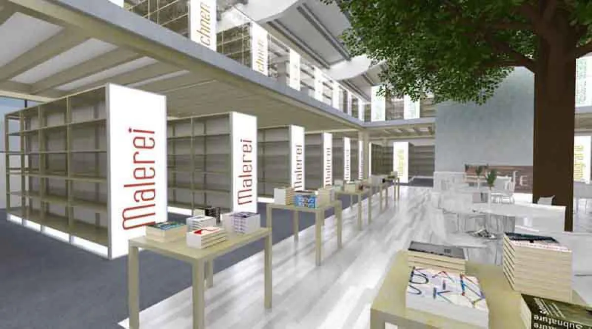 Rendering der geplanten boesner Filiale in Leinfelden-Echterdingen (Foto: DIMAH)