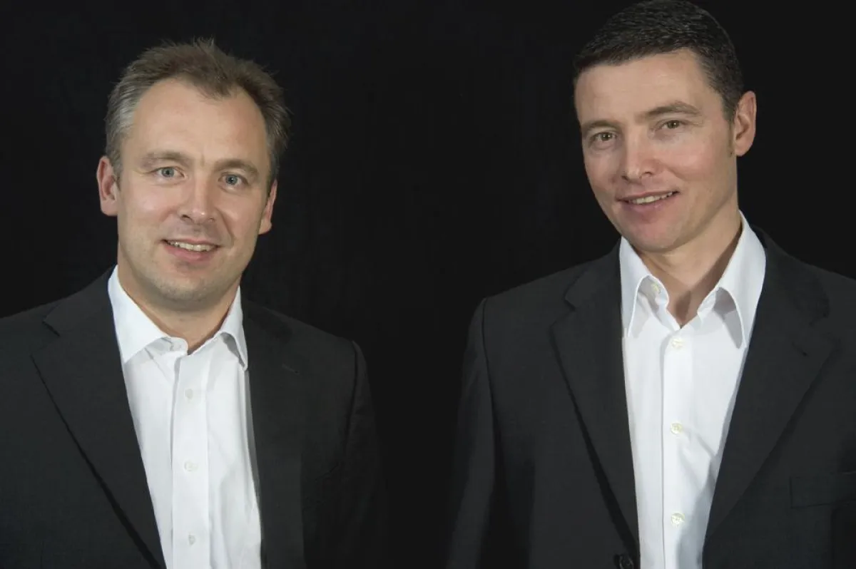 Vykon Geschäftsführer Holger von Chossy und Laurent Wicht