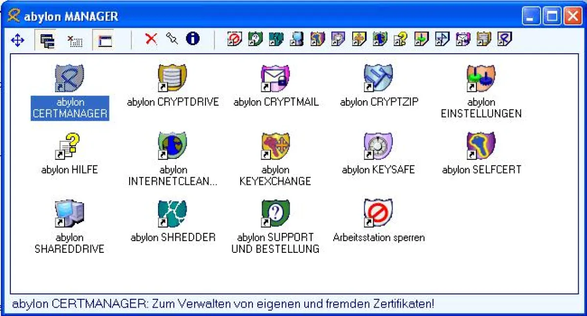 abylon ENTERPRISE Schaltzentrale