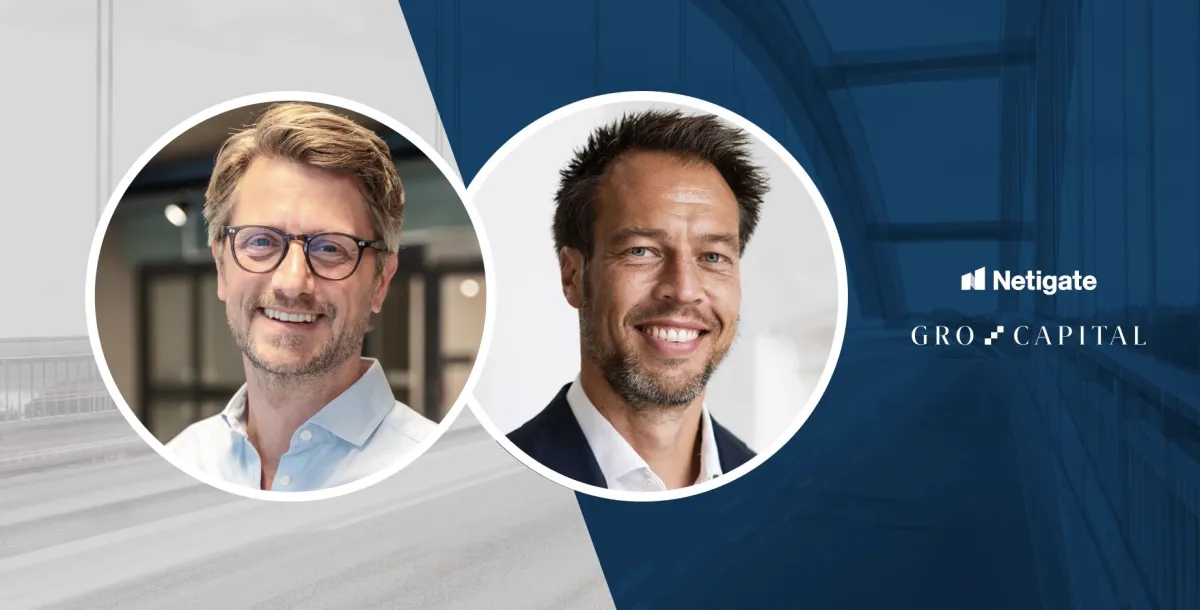 Mikkel Drucker, Netigate CEO und Lars Lunde, Gesellschafter bei GRO Capital. (© Netigate, 2022)